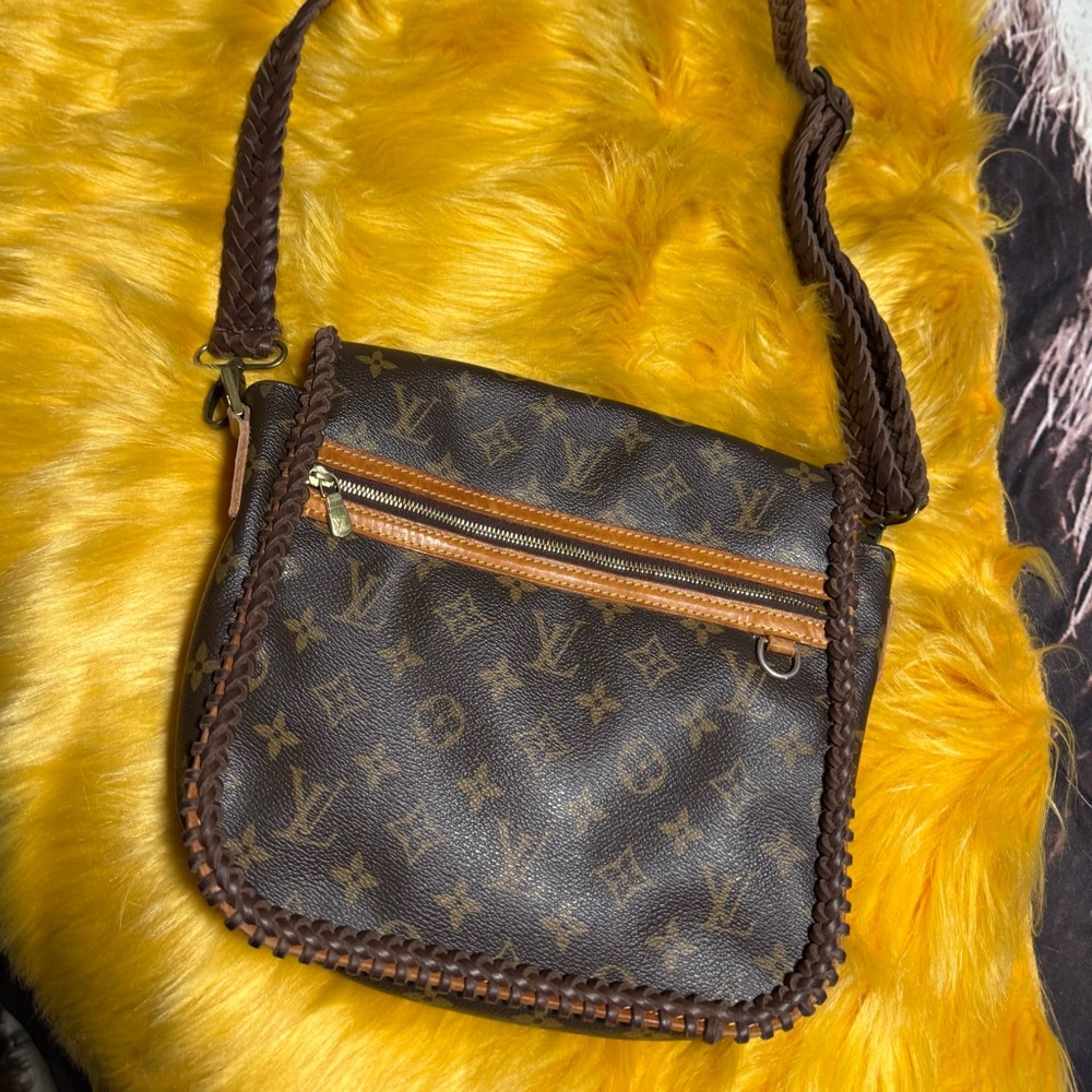Authentic LV Crossbody with braided strap
